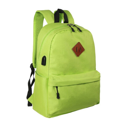 

Men&Women Backpack Casual Travel Bag Students Bag USB Port Outdoor Backpack Black