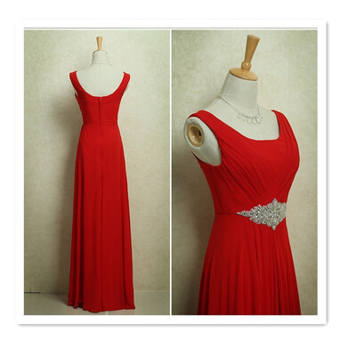 

2018 new autumn&winter bridesmaid dress long dress sister dress straps slim slimming toast clothing evening dress skirt