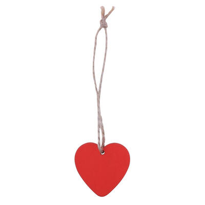 

10pcs Mini Heart Wooden Pendants Ornaments Wood Craft Party Wedding Decor
