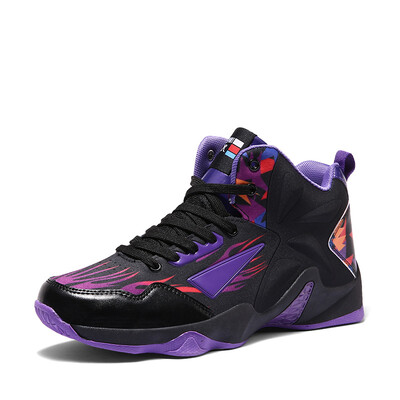 

Mens shoes new mesh breathable high to help basketball shoes outdoor sports boots