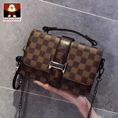 

Ins new small bag 2019 new foreign style small square bag Korean Joker casual shoulder Messenger bag