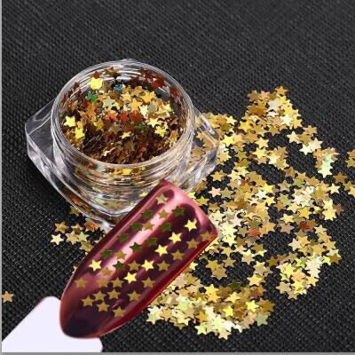 

Toponeto 15g Mixed Round Thin Nail Art Glitter Paillette Nail TipGel Polish Decoration