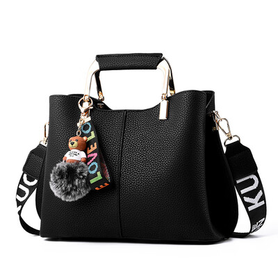 

On the new portable female Korean ladies simple Joker fashion shoulder bag slung a large bag of womens bags