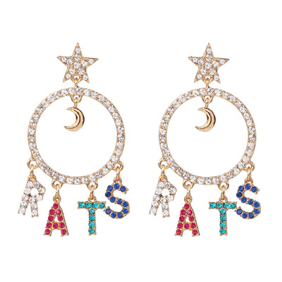 

Bohemia Colorful Crystal Birds Fringed Drop Dangle Earrings ZA Wedding Jewelry Wholesale Women Fish Earrings Accessories 2019