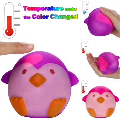 

Siaonvr Temperature Color Change Squishies Penguin Slow Rising Scented Reliever Stress