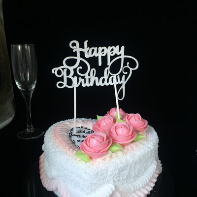 

Cake Topper Simple Birthday Design Decorative Party