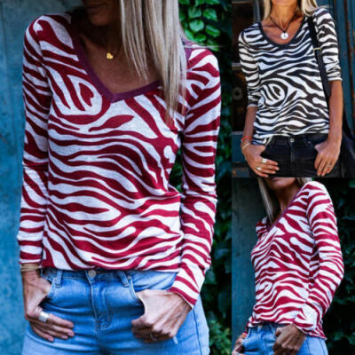 

Womens Sweater Jumper Long Sleeve Ladies Sweatshirt Pullover Blouse Tops UK