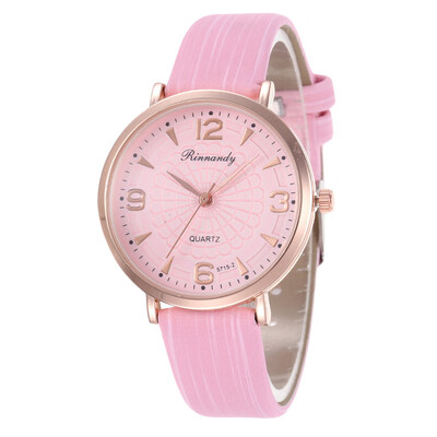

Ultra-thin digital leather womens watch student fashion watch