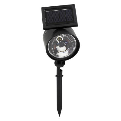 

4LED Solar Spotlight Lawn Lights Landscape Lamp with Magnifier Lampshade