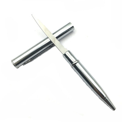 

New Hot Multifunction Metal Ballpoint Pen LED Business Gift Pen Self-Defense Knife Tool Ballpoint Pen Office School Supplies