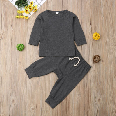 

Newborn Infant Baby Boy Girl Long Sleeve Tops T-shirt Pants Legging Outfits Set Pajamas Pjs Set Sleepwear Clothes