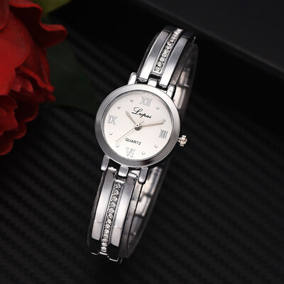 

Hot Sale Women Watches Rose Gold Dial Bracelet Temperament Ladies Quartz Wristwatch Clock Dress Gift Zegarki Damskie