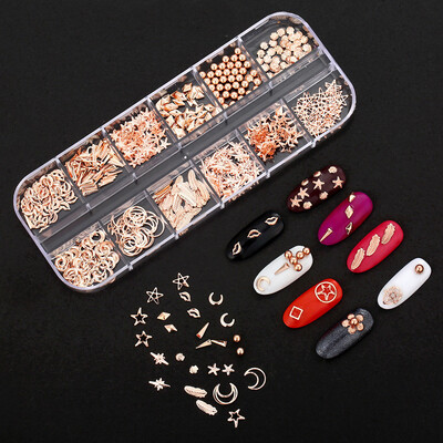 

〖Follure〗Colorful Nail Art Tips Stickers 3D Laser Makeup Manicure DIY Decals Decoration