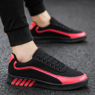 

Canvas shoes mens fashion breathable fashion shoes tide black shoes mens casual sports shoes