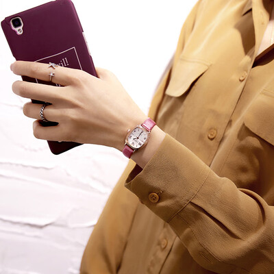 

French minority waterproof 2019 new watches girls ins wind simple temperament students Korean version of shaking sound square