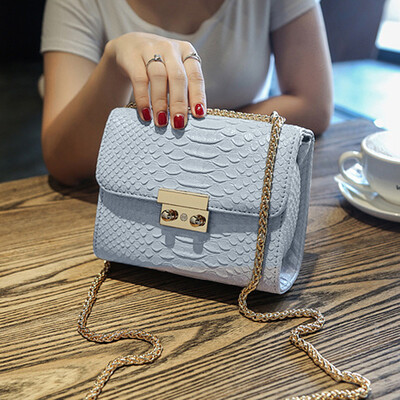 

Women CCBag Designer Alligator Handbags Ladies Small Clutch Girls Chain Square Shoulder Bags Purse T30