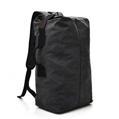 

Multifuctional Outdoor Male Female Backpack Fashion Korean Students Schoolbag Bucket Bag Travel Recreation Large Capacity Canvas K
