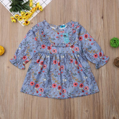 

Toddler Kids Baby Girls Princess Dress Wedding Party Dress Outfits Clothes