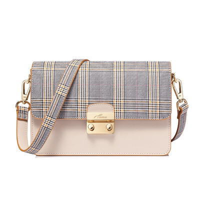 

Marsoul new wavy plaid net red square bag chic bag shoulder bag summer chain Messenger bag fashion shoulder bag casual ladies trav