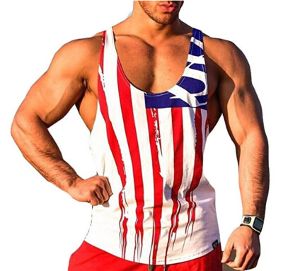 

Mens Muscle Vests Sleeveless Tank Top Muscle T Shirts Training Summer Gym Casual