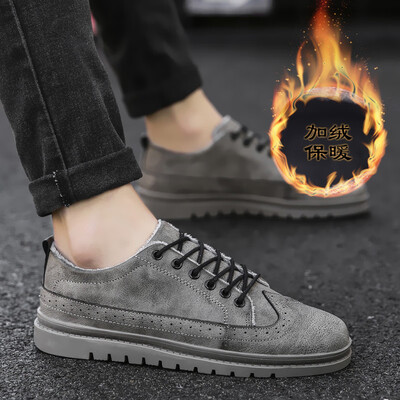 

Mens shoes summer new mens England wild Korean version of the trend of casual shoes shoes shoes tide shoes warm plus velvet shoes