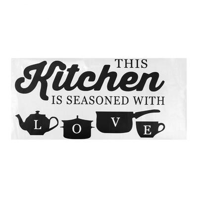 

Greensen Removable Adhesive Wall Sticker Kitchen Living Room Wall Decal Home Decoration