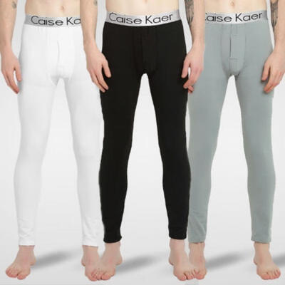

Winter Men Warmer Thermal Long Johns Pants Cotton Bottoms Underwear Underpants