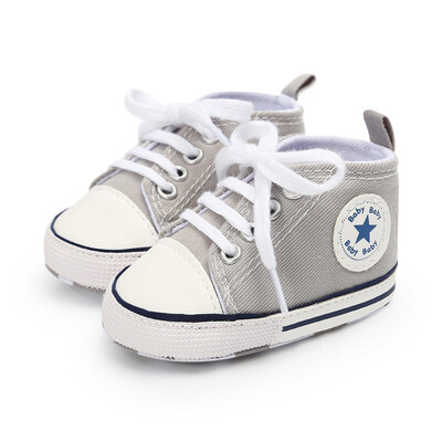 

Toddler Kids Boys Girls Canvas Sneakers High Top Lace Up Casual Walking Shoes Tennis Shoes Kids Non-Skid Soles Lace Up Sneaker