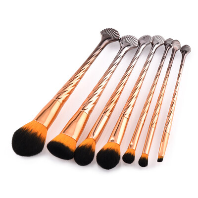 

〖Follure〗7Pcs Pro Makeup Brushes Set Foundation Powder Eyeshadow Eyeliner Lip Brush Tool