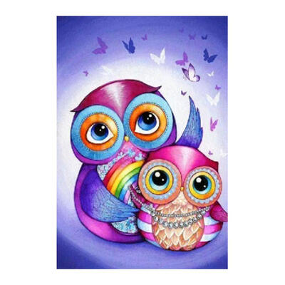 

5D Owl Pattern Diamond Painting Embroidery DIY Cross Stitch Home Decor