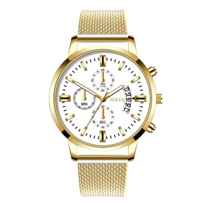

Gobestart Luxury Watches Quartz Watch Stainless Steel Dial Casual Bracele Watch