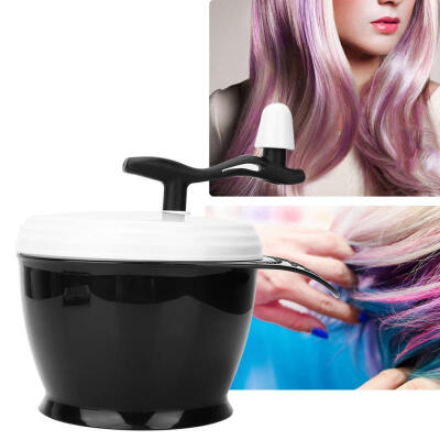 

Greensen Semi-automatic Hair Coloring Bowl Barber Hair Dye Cream Mixer Bowl Stirrer Hairdressing Tool