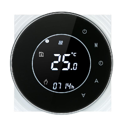 

5A Programmable Water Heating Controller Temperature Regulator Thermostat Touchscreen LCD with Backlight Voice Control Function