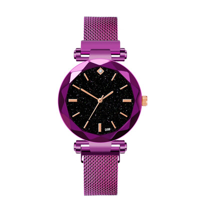 

RM Women Watch Ladies Magnetic Starry Sky Clock Diamond Female Quartz Wristwatches