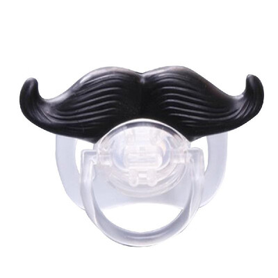 

Funny Mustache Pacifier Silicone Pacifier Mustache BPA Free for Baby Infant Newborn
