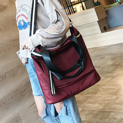 

Canvas bag Korea 2019 autumn&winter Tote bag large capacity light commuter Oxford cloth handbags shoulder bag female big bag