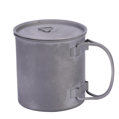 

Greensen 400ML Durable Pure Titanium Water Cup Lightweight Drinkware Mug for Outdoor Camping