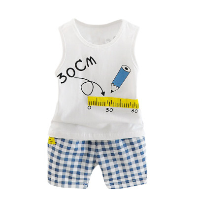 

Baby Boy Clothes Summer Cute Cartoon Newborn Clothes O-Neck TopShort Pant Infantil Boys Clothing Set