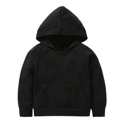 

Fashion Boys Girls Solid Color Spring Sports Hoodies Cotton Casual Clothes