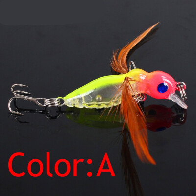 

VISSEN 1pcs 45cm 36g Mini Bee Fishing Lure Hard Bait Wings Fly Wobbler Fishing Topwater Float Isca Artificial Bait