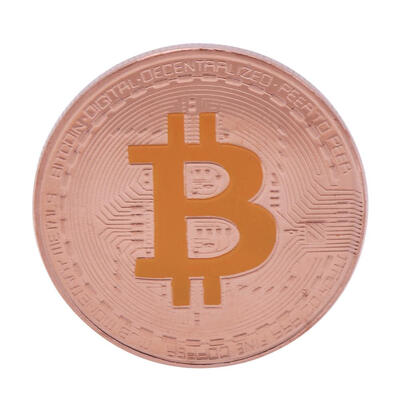 

Copper Plating Bitcoin Commemorative Coin Travel Souvenir Collection Gifts