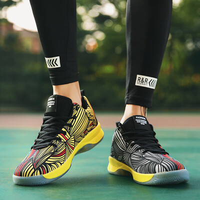 

Fashion high-top couple air cushion shock absorber basketball shoes men&women casual sports shoes