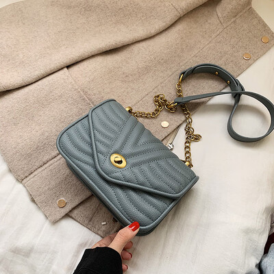 

Girls small bag new Korean fashion rhombic chain shoulder Messenger bag chain small square package tide