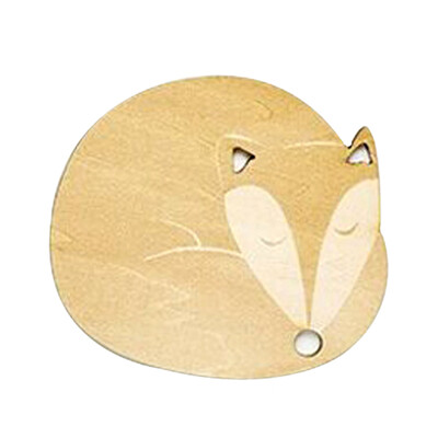 

Cartoon Wooden Mat Coaster Heat Insulated Pad Placemat Tablemat