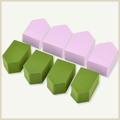 

Beauty skin jelly pentagonal puff 8 MF0604 small house beauty egg multi-function sponge puff wet&dry foundation sponge