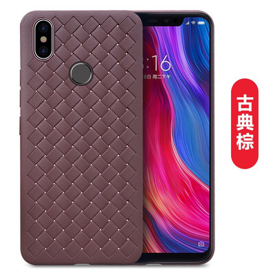 

Silicone Grid Weaving Fitted Cases For Xiaomi8 2018 Hot Sales Business Ventilation Dissipate heat Phone Cases for Xiaomi 8SE