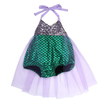 

Princess Baby Girl Kids Mermaid Bikini Swimwear Swimsuit Bathing Suit Costume
