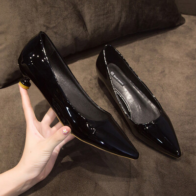 

Pointed single - shoe female summer Korean version shallow thin high - heeled shoes women fine&professional shoes