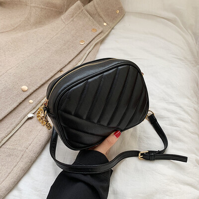 

Foreign style texture bag female 2019 new wave Korean version of fashion wild high-end chain single shoulder slung small square bag