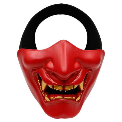 

Half Face Mask Lower Face Protective Mask for Camping Games Cosplay Party